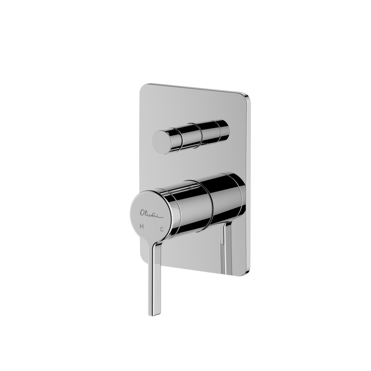 Stockholm Wall Mixer With Diverter Chrome