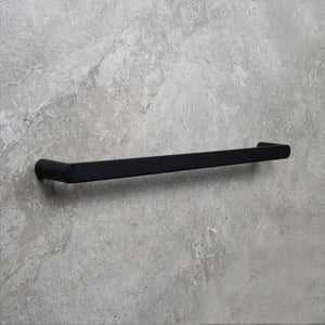 Ascari Matte Black 600 Single Towel Rail - Matte Black