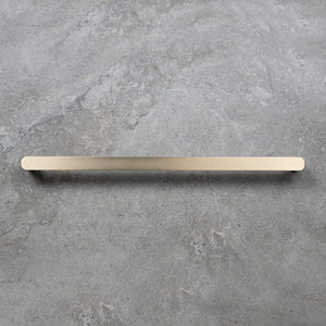 Ascari Brushed Brass Gold 600 Single Towel Rail - Brushed Brass Gold