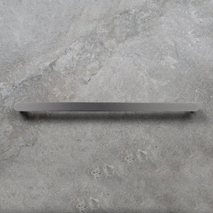Ascari Brushed Gunmetal 600 Single Towel Rail - Brushed Gunmetal