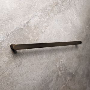 Ascari Brushed Vintage Antique Brass 600 Single Towel Rail - Brushed Vintage Antique Brass