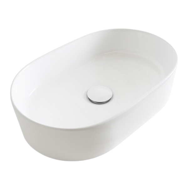 Patty Matte White Ceramic Basin