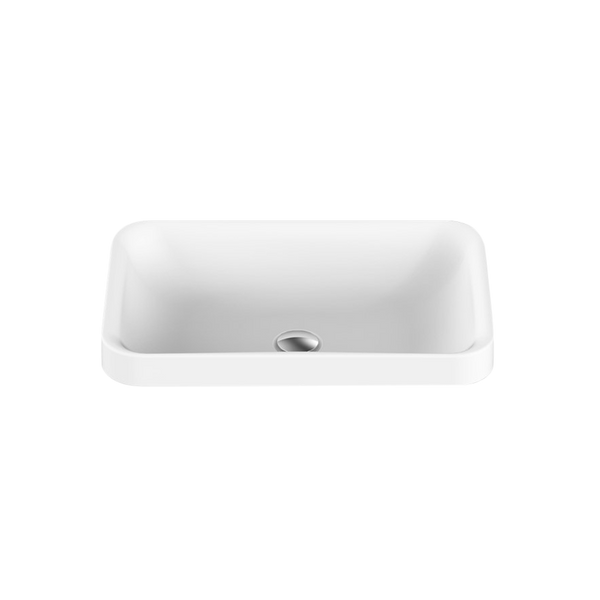 Pride Matte White Semi-Inset Basin