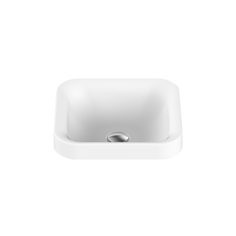 Truth Gloss White Semi-Inset Basin