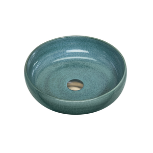 Terzofoco Curved Counter Top Basin Emerald Green - Emerald Green