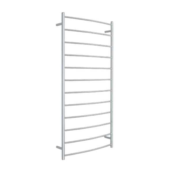 Curved Round Ladder Heated Towel Rail 700mm Polished Stainless Steel
