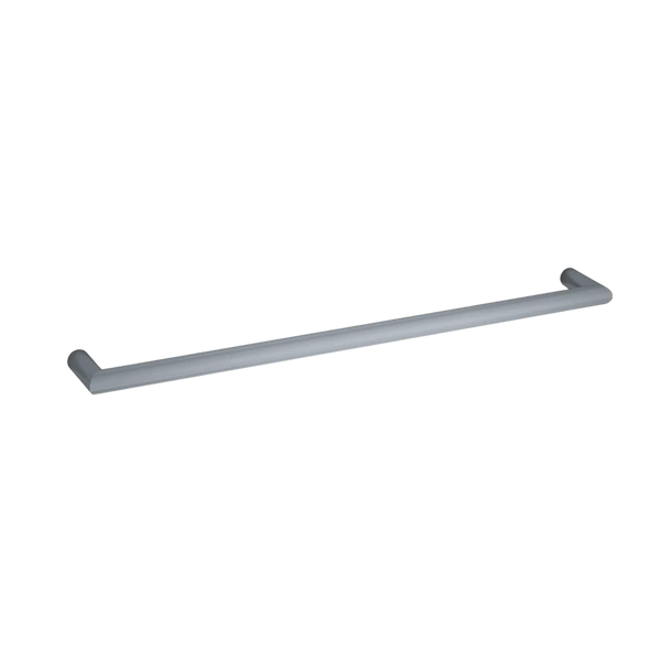 Round Single Bar Heated Towel Rail Gunmetal