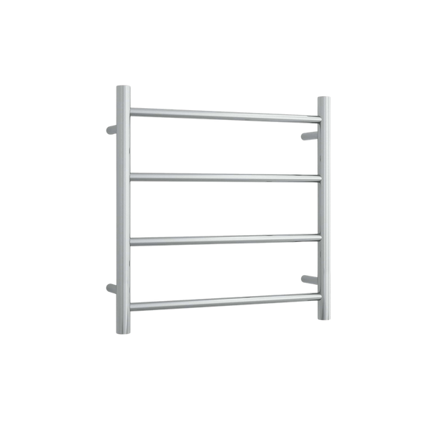 12Volt Round Ladder Heated Towel Rail 550mm Polished Stainless Steel