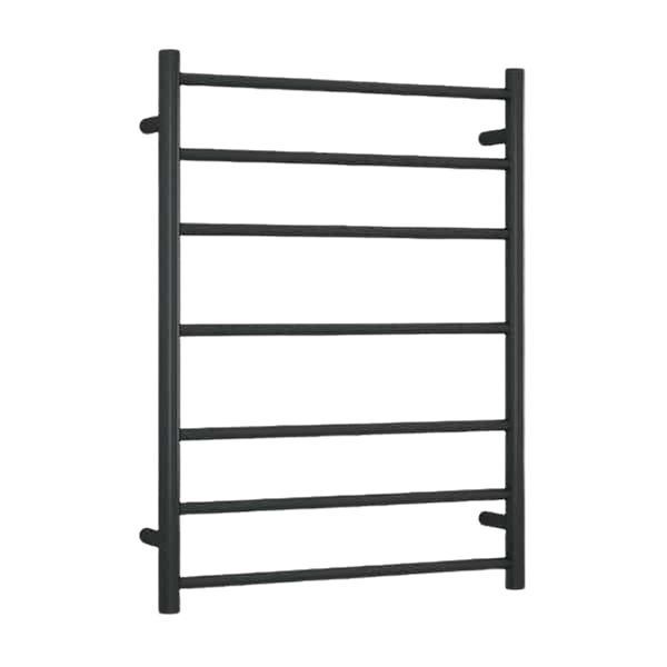 12Volt Round Heated Ladder Rail Matte Black