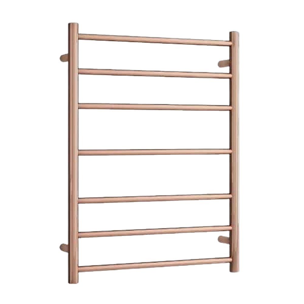 Round Heated Ladder Rail Rose Gold