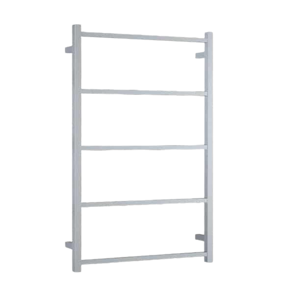 Straight Square Non-Heated Ladder Towel Rail Polished Stainless Steel