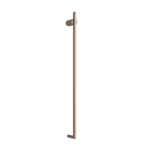 Brushed Nickel Vertical Heated Towel Rail Brushed Nickel PVD - Brushed Nickel