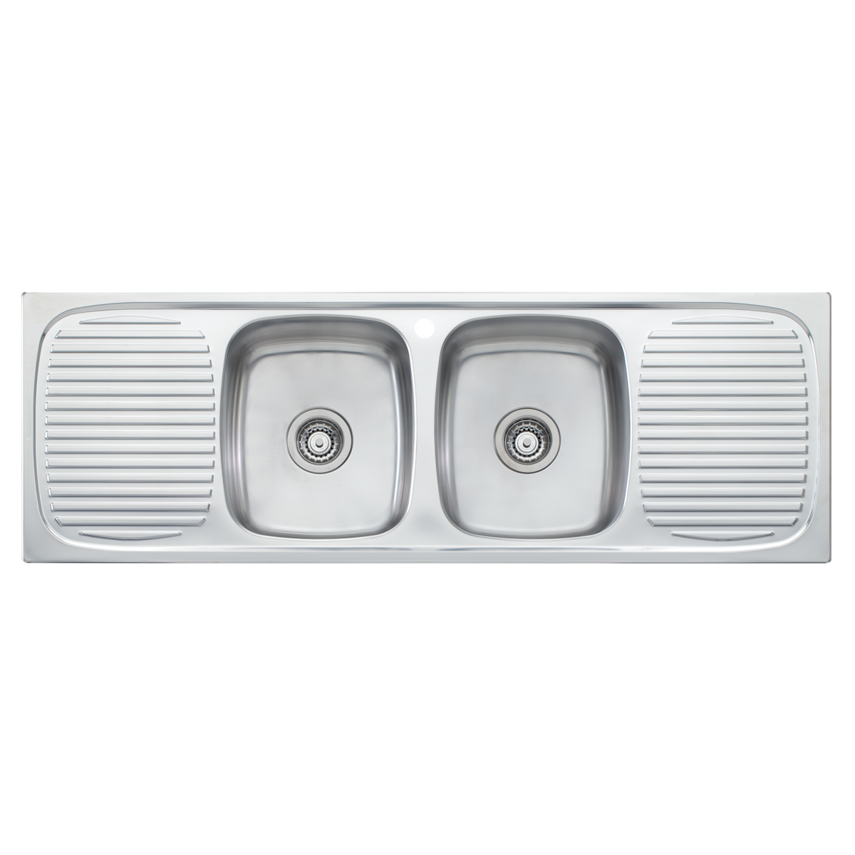 Ultraform Double Bowl Sink With Double Drainer Stainless Steel