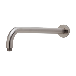 Vivid Shower Arm 400mm Round Brushed Nickel - Brushed Nickel