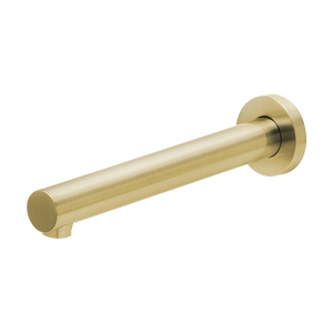 Vivid Wall Bath Outlet 200mm Brushed Gold - Brushed Gold