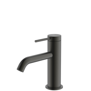 Venice Curved Basin Mixer Gunmetal - Gunmetal