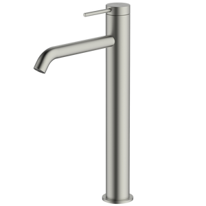 Venice Curved Tower Basin Mixer Brushed Nickel - Brushed Nickel