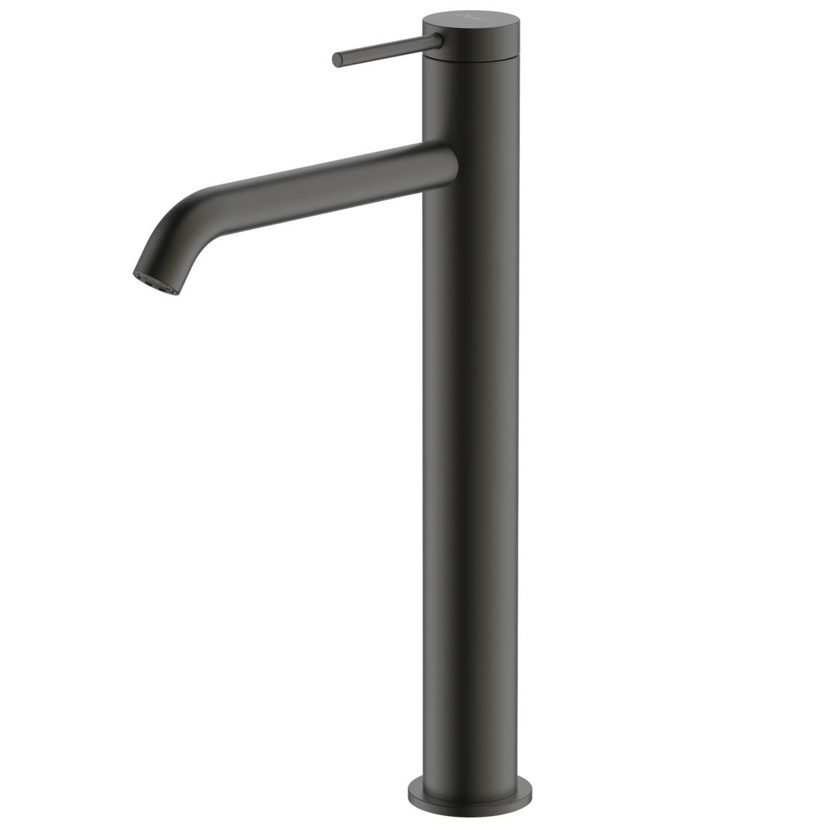 Venice Curved Tower Basin Mixer Gunmetal