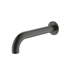 Venice Curved Wall Spout Gunmetal - Chrome