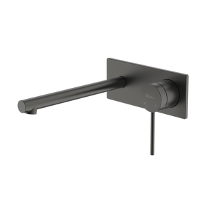 Venice Straight Wall Mixer Set Gunmetal - Gunmetal