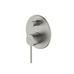 Venice Wall Mixer With Diverter Brushed Nickel - Brushed Nickel