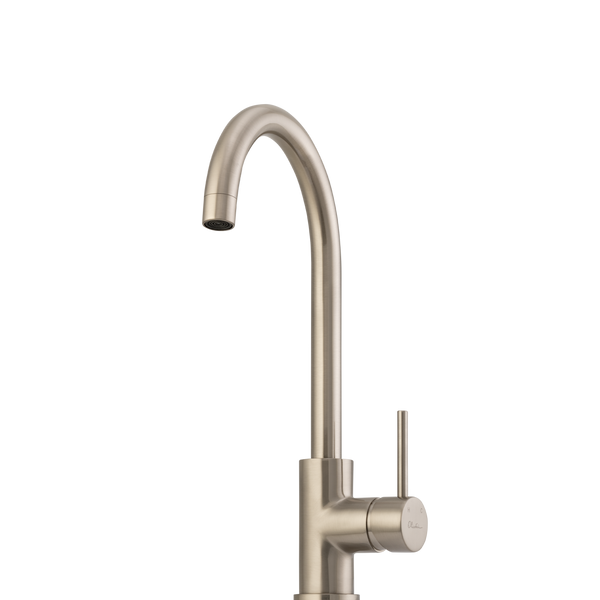 Venice Goose Neck Mixer Brushed Nickel