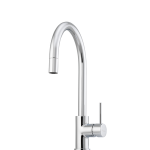 Venice Pull Out Goose Neck Mixer Chrome - Chrome