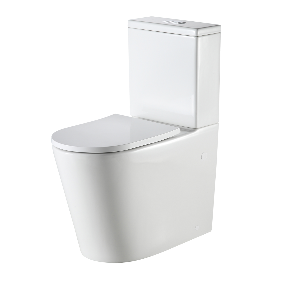 Vienna Comfort Height Back To Wall Toilet Suite White