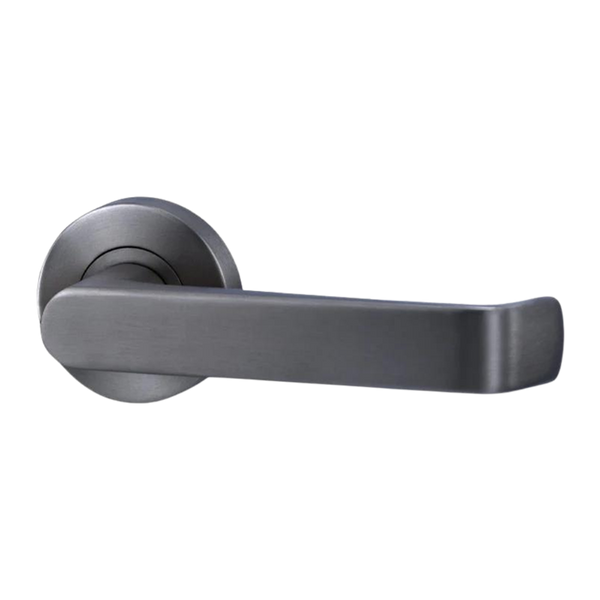 Lockwood Vivid Lever V1 Dummy Half Set Satin Gunmetal