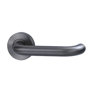 Lockwood Vivid Lever V2 Dummy Half Set Satin Gunmetal - Satin Gunmetal