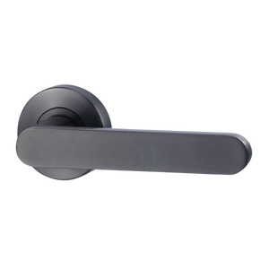 Lockwood Vivid Lever V3 Dummy Half Set Satin Gunmetal - Satin Gunmetal