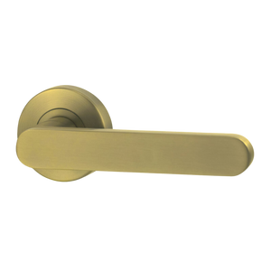 Lockwood Vivid Lever V3 Dummy Half Set Satin Brass - Satin Brass Gold