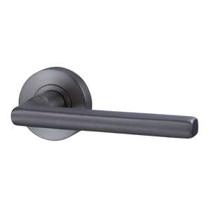 Lockwood Vivid Lever V4 Dummy Half Set Satin Gunmetal - Satin Gunmetal