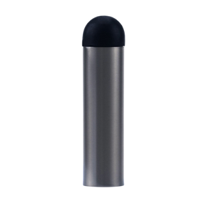 Lockwood Long Cigar Shape Door Stop Satin Gunmetal - Satin Gunmetal