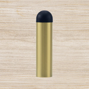 Lockwood Long Cigar Shape Door Stop Satin Brass - Satin Brass Gold