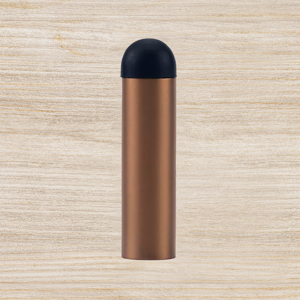 Lockwood Long Cigar Shape Door Stop Satin Bronze