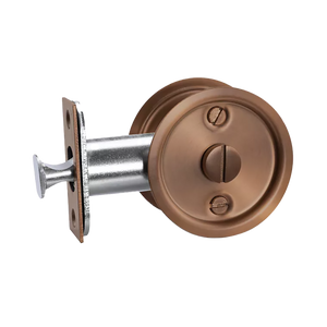Lockwood Vivid Cavity Slider Privacy Set Satin Bronze - Satin Bronze