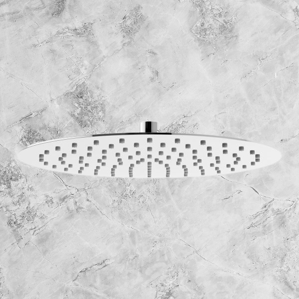 Vivid Slimline Shower Rose 300mm Round Stainless Steel