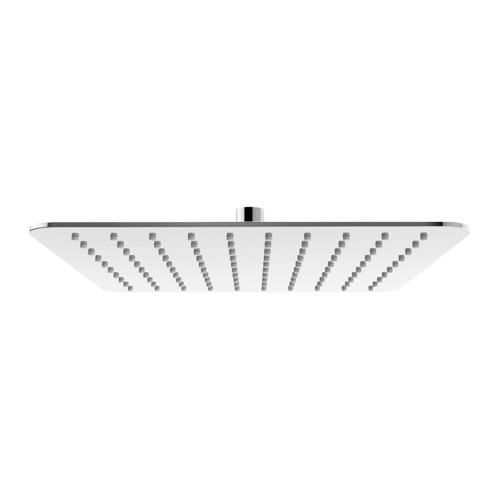 Vivid Slimline Shower Rose 300mm Square Stainless Steel