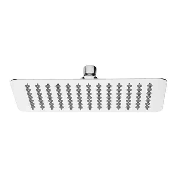 Vivid Slimline Shower Rose 250x150mm Rectangle Stainless Steel