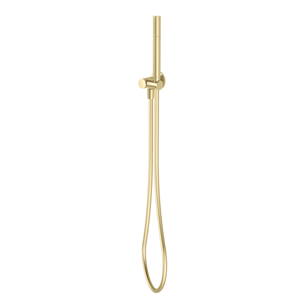 Vivid Slimline Microphone Hand Shower Brushed Gold