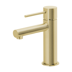 Vivid Slimline Basin Mixer Brushed Gold - Brushed Gold