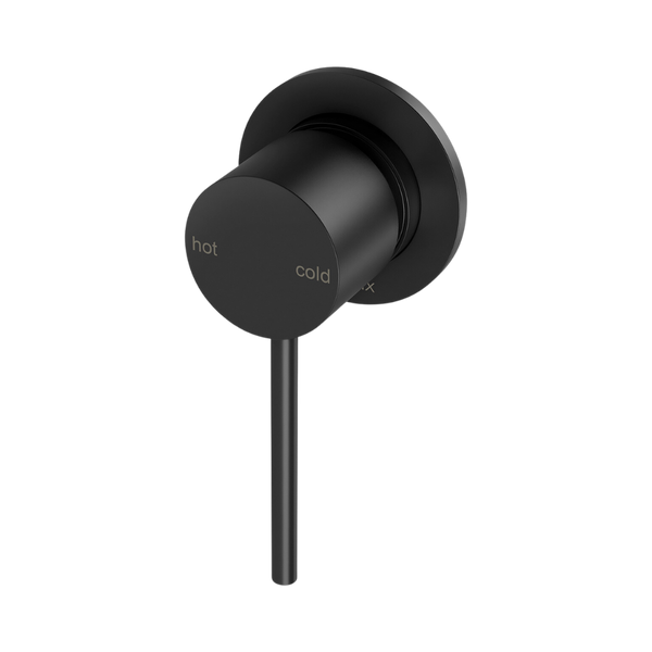 Vivid Slimline SwitchMix Shower / Wall Mixer 60mm Backplate Matte Black