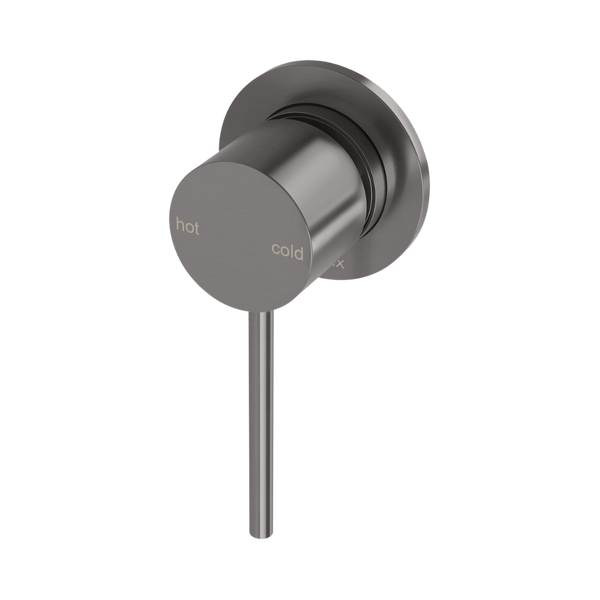 Vivid Slimline SwitchMix Shower / Wall Mixer 60mm Backplate Brushed Carbon