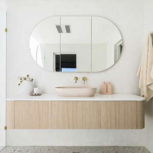 1800mm Waverley Wall Hung Vanity - Centre Bowl