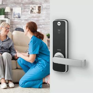 Yale Unity Entrance Lock Fire Rated with Accessible Compliant Lever Silver - Silver