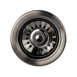 Angelo Gunmetal Sink Strainer - Brushed Gunmetal