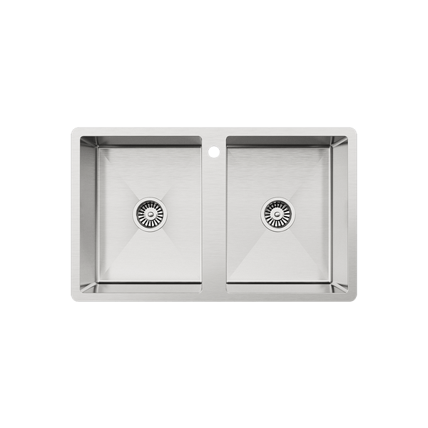 Jack 820x500 Double Bowl Tap Landing Sink
