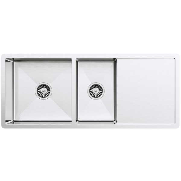 Logan 1075x450 Single & Qtr Bowl with Drain Board Sink