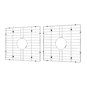Lucas 975 Mega Double Sink Protector Grid - Stainless Steel